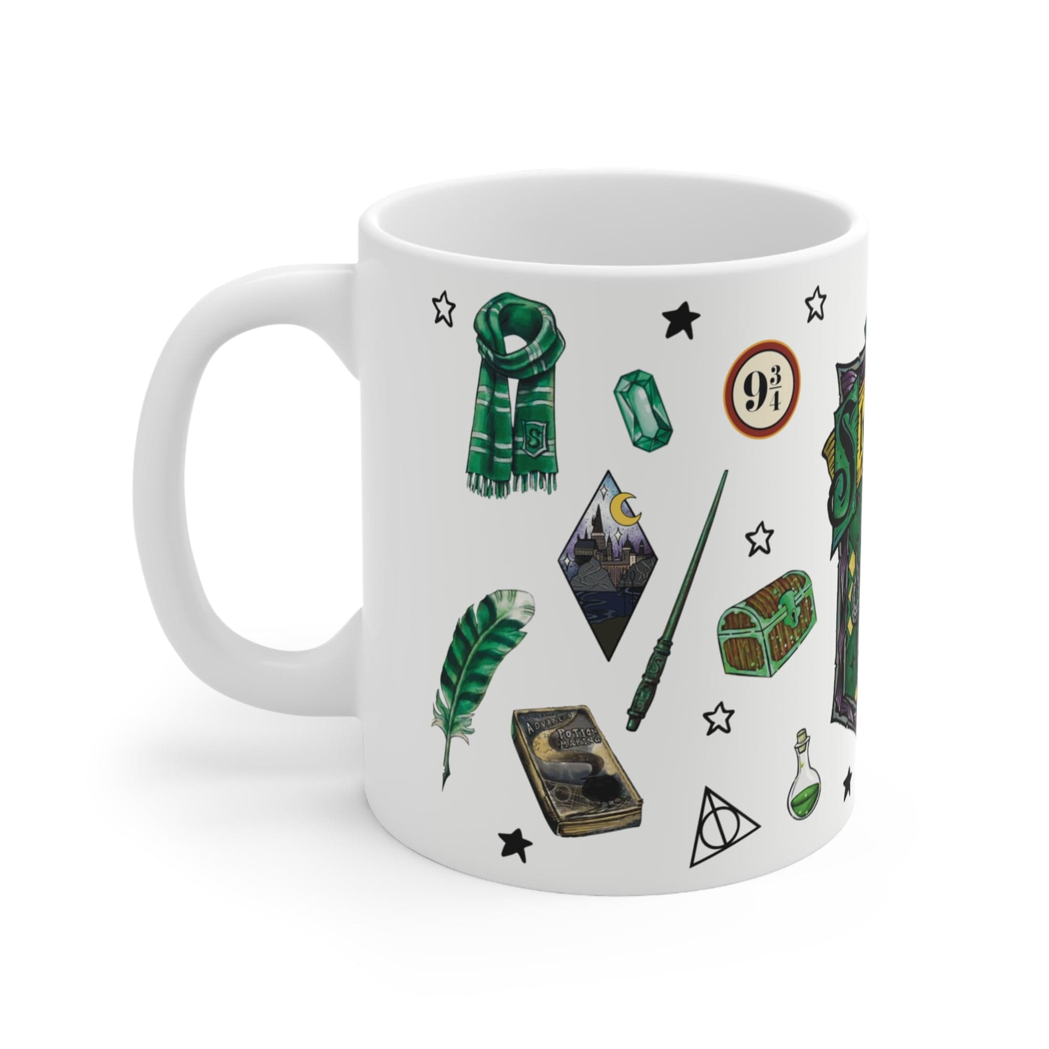 HP Wizard Green Snake House Mug