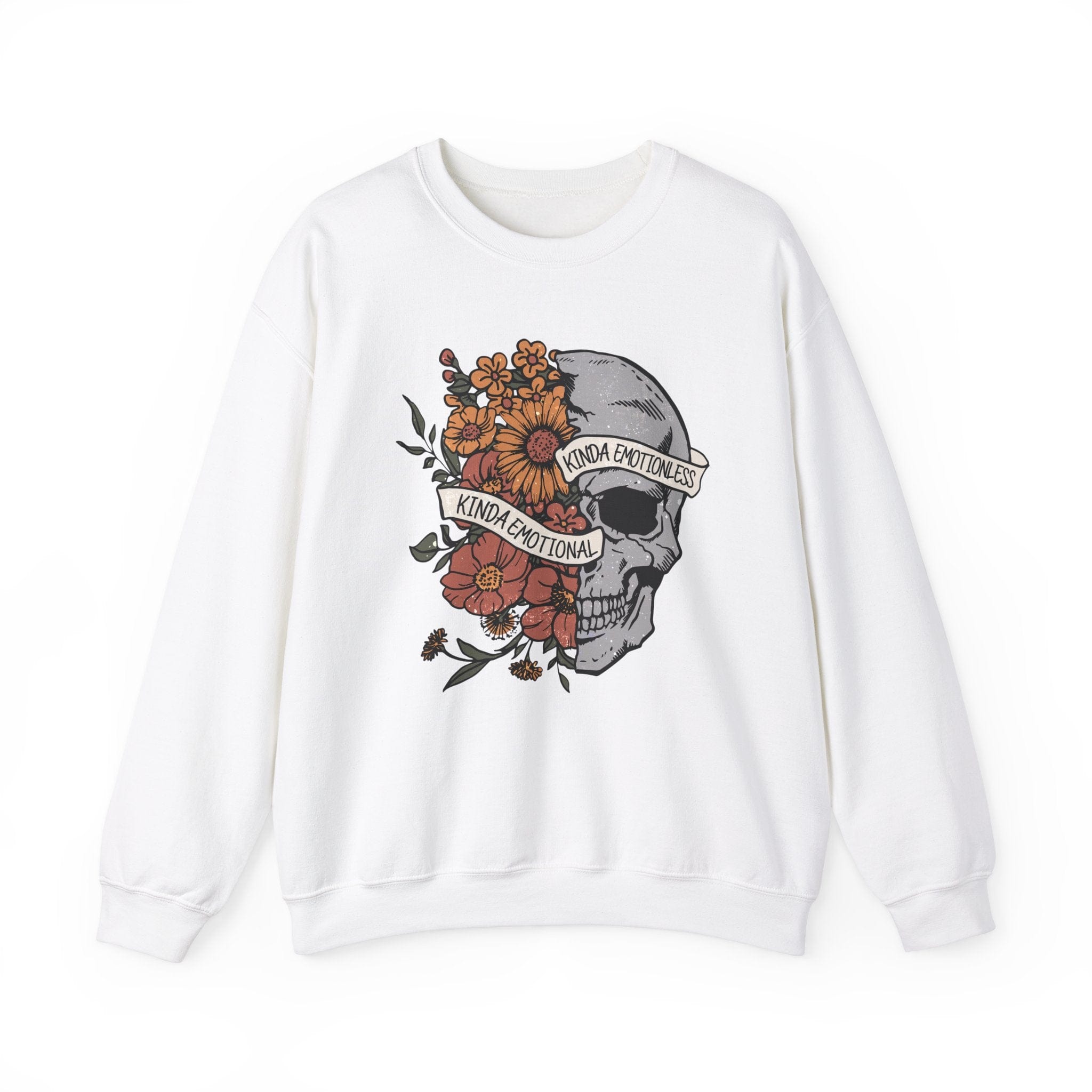 Kinda Emotional, Kinda Emotionless Crewneck Jumper
