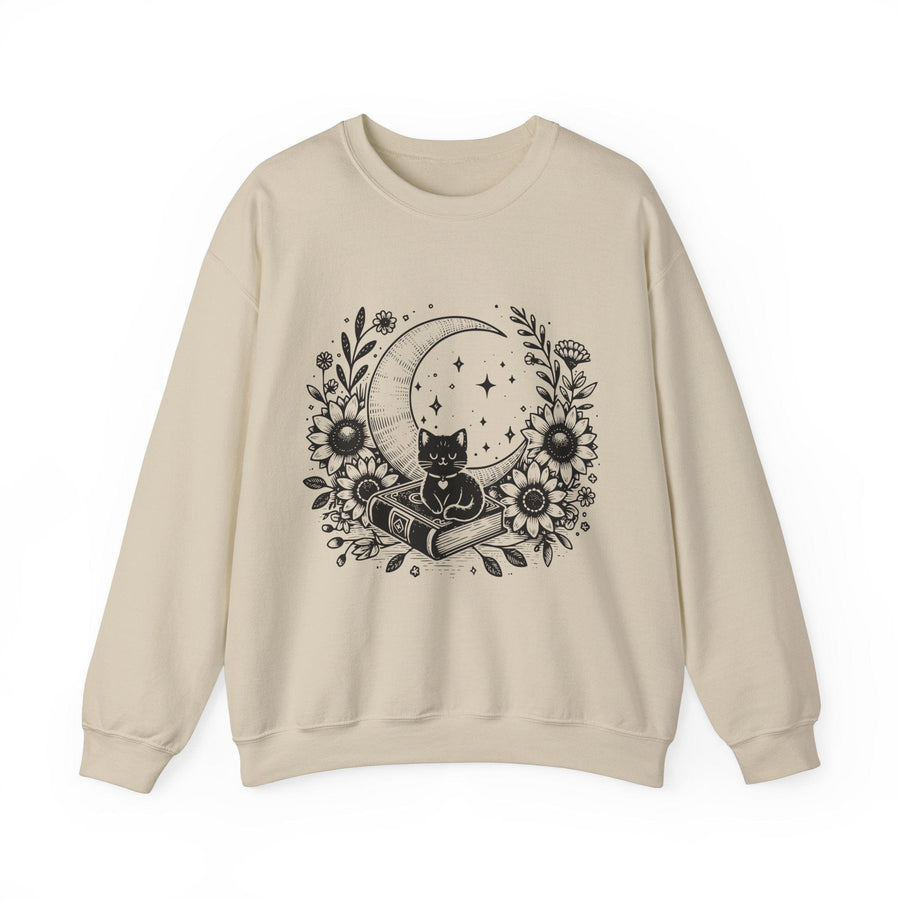Mystical Cat Bookish Crewneck Jumper