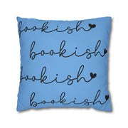 Stylish Blue Bookish Pillowcase
