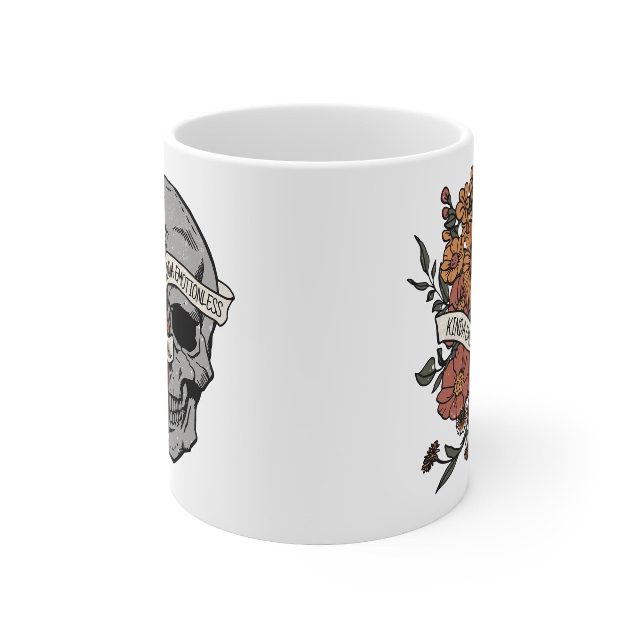 Kinda emotionless, kinda emotional Ceramic Coffee Mug, 330ml