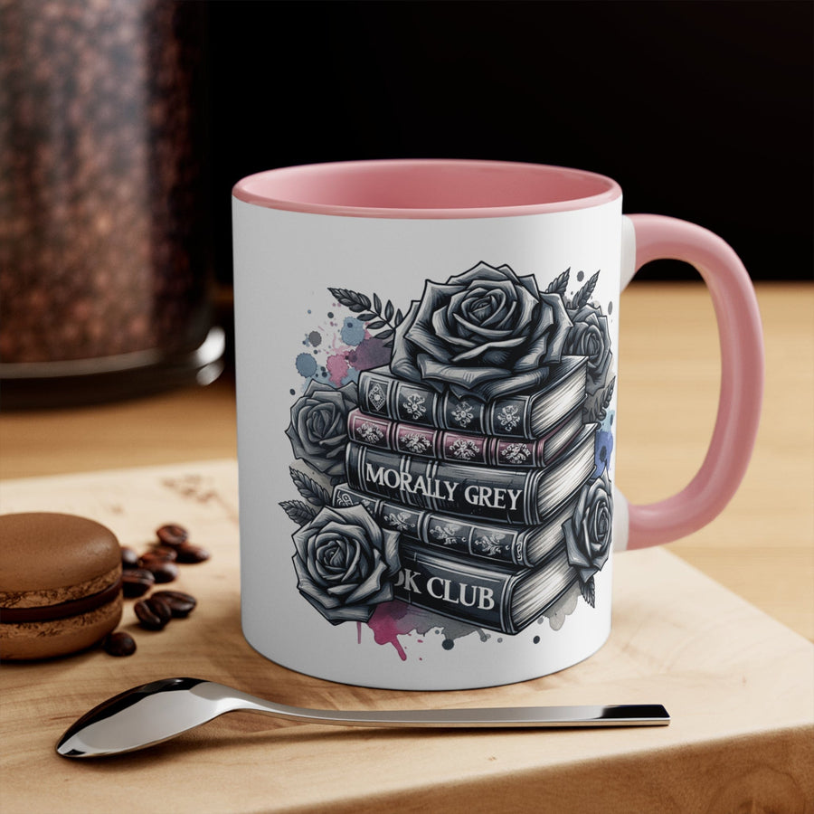 Morally Grey Book Club Colorful Accent Mugs