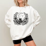 Mystical Cat Bookish Crewneck Jumper