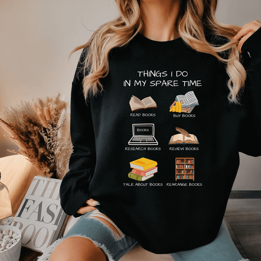 Things I Do In My Spare Time Crewneck Jumper