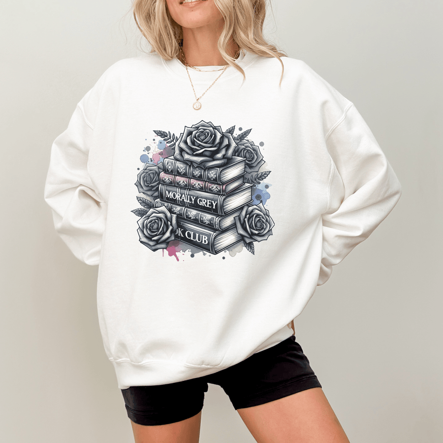 Morally Grey Book Club Crewneck Jumper