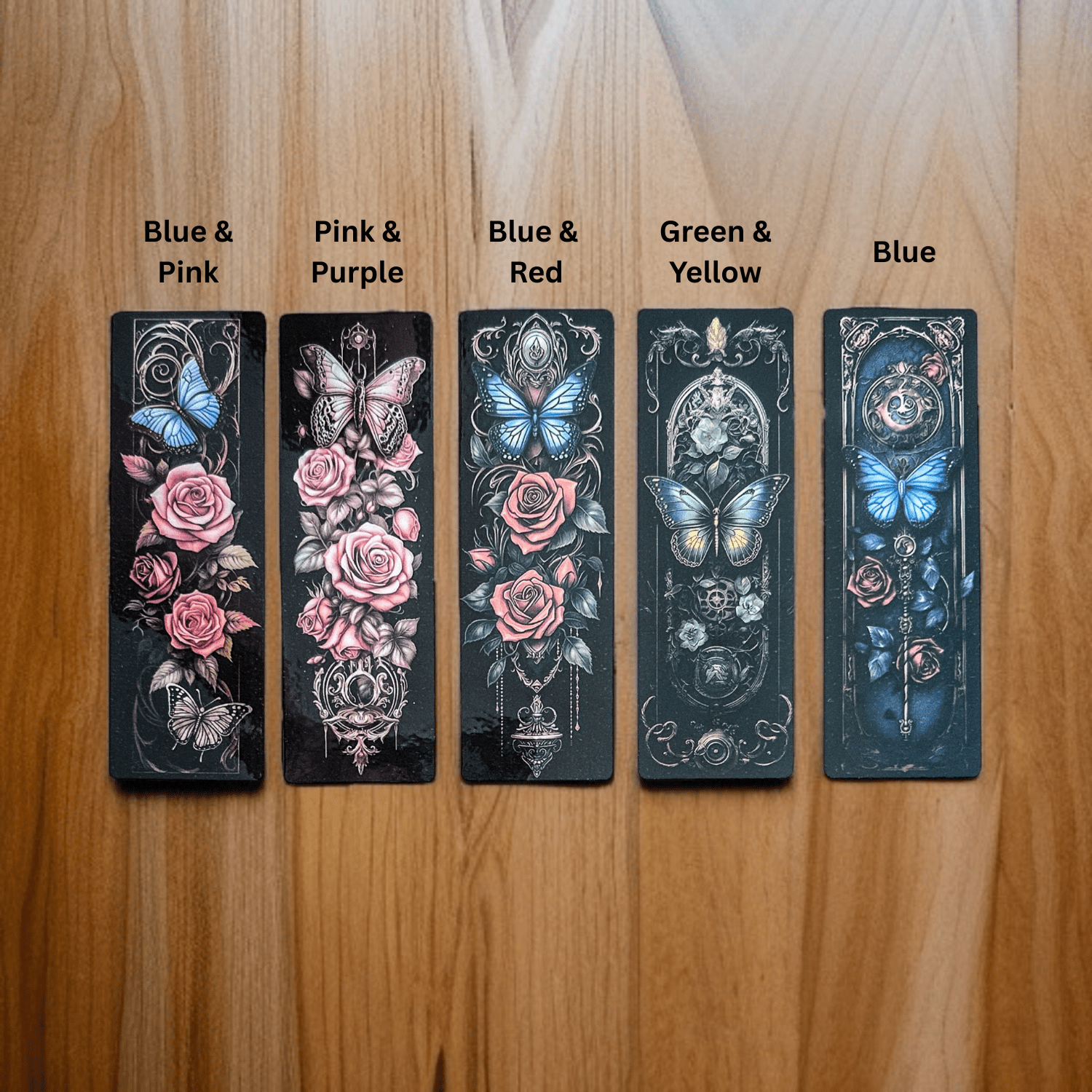 Dark Romance Butterfly Bookmarks