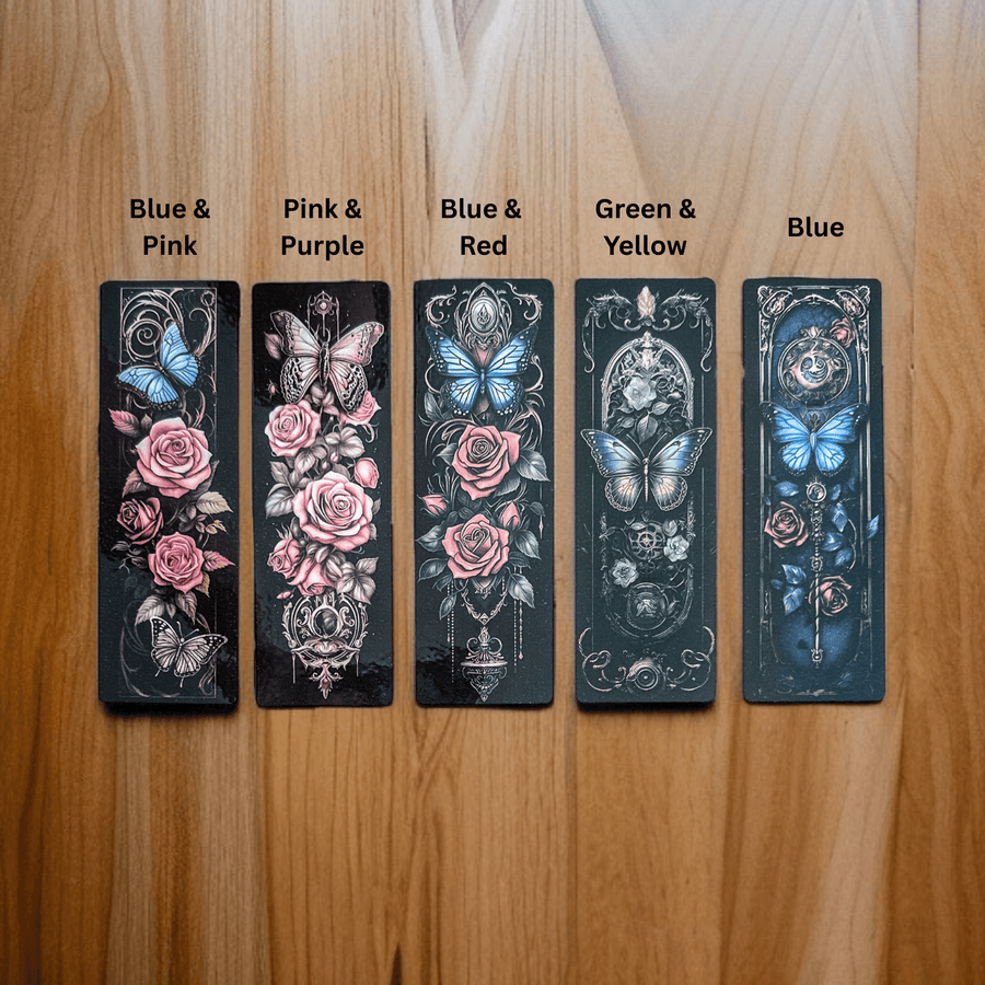 Dark Romance Butterfly Bookmarks