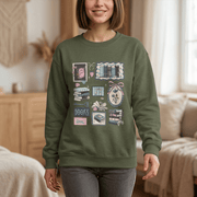 Vintage Book Lover Crewneck Jumper