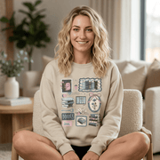 Vintage Book Lover Crewneck Jumper