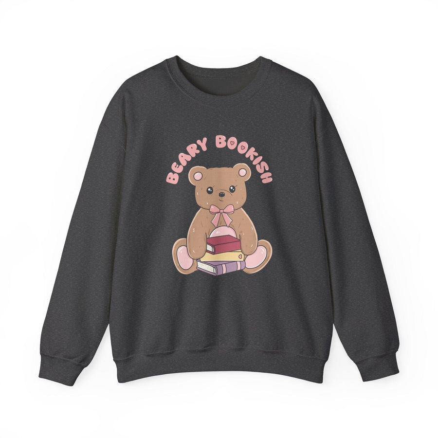 Cute Beary Bookish Crewneck Jumper