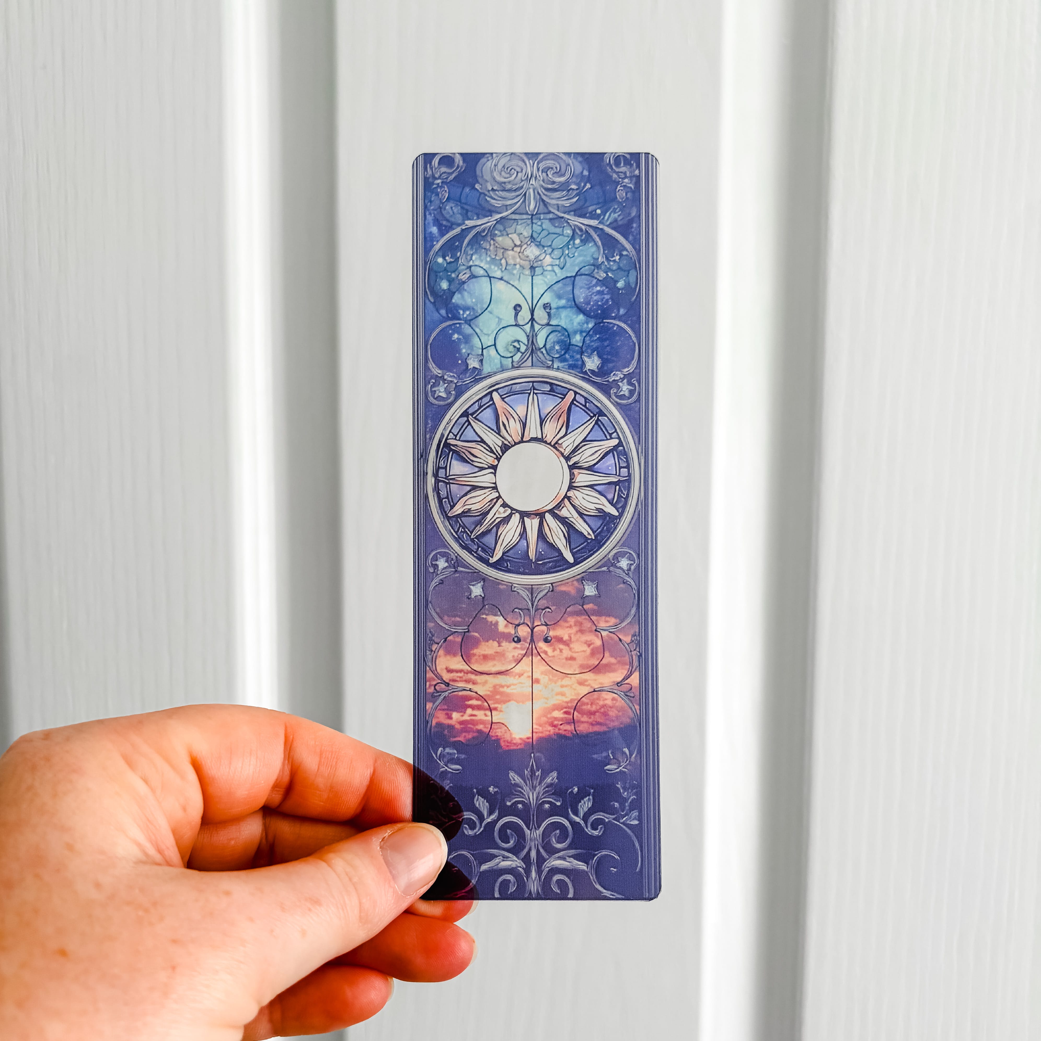 Celestial Sunset Transparent Bookmark