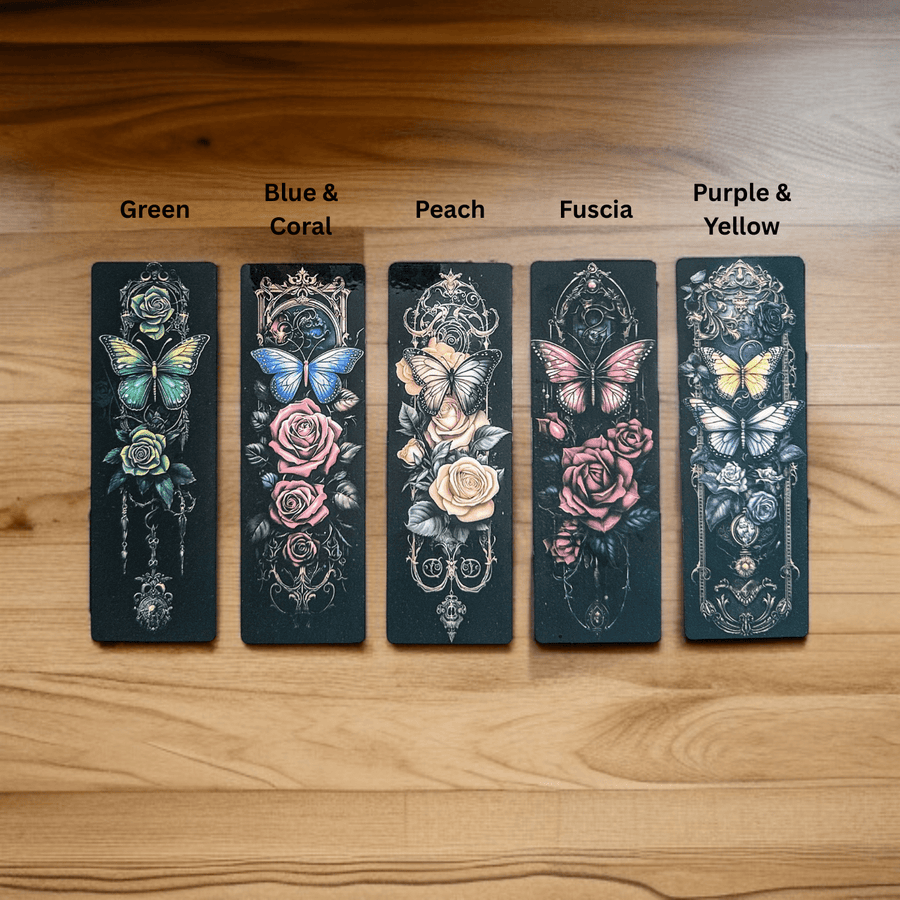 Dark Romance Butterfly Bookmarks