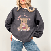 Cute Beary Bookish Crewneck Jumper