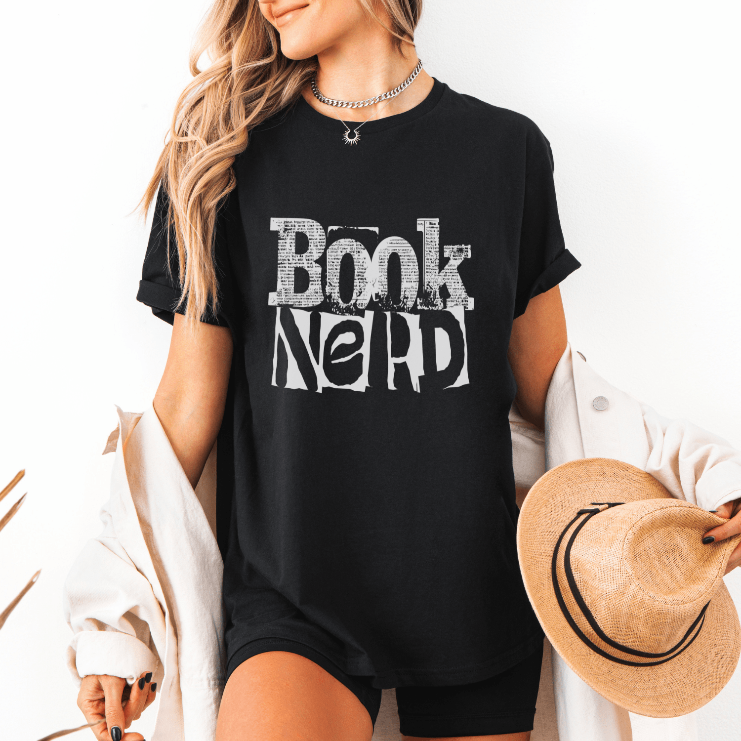 Graphic Book Nerd Unisex T-Shirt