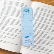 Romantasy Library Card Bookmark