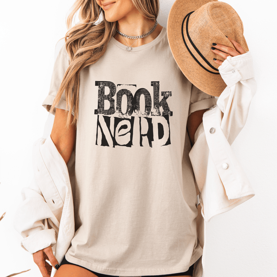 Graphic Book Nerd Unisex T-Shirt