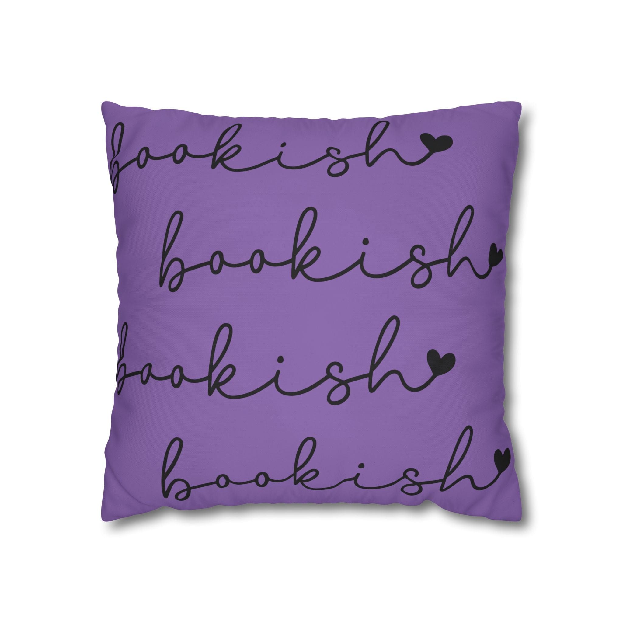 Stylish Purple Bookish Pillowcase
