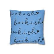 Stylish Blue Bookish Pillowcase