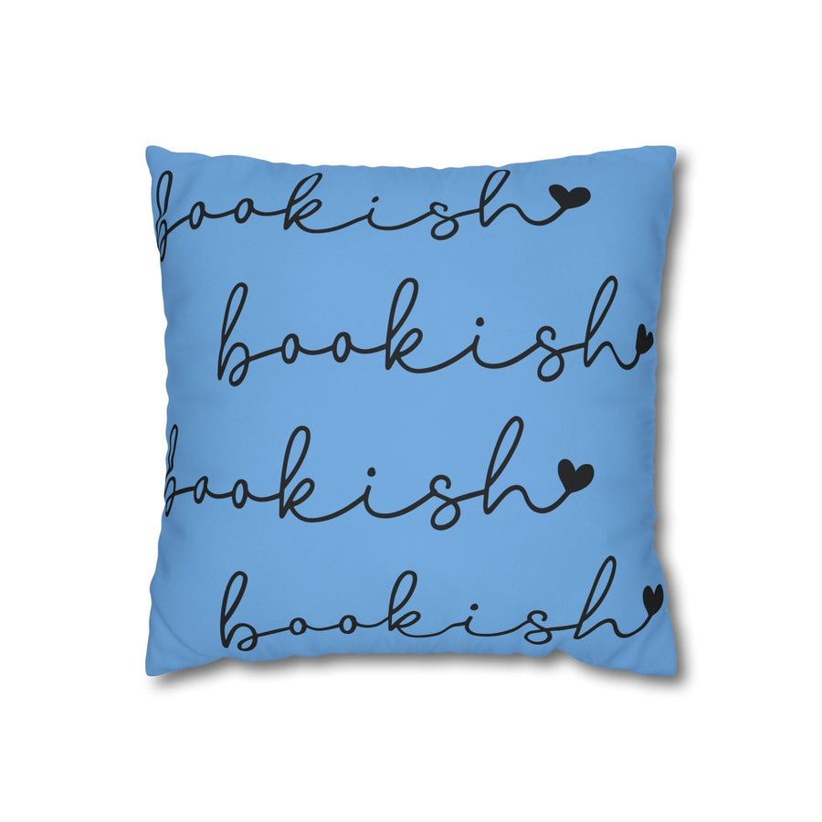 Stylish Blue Bookish Pillowcase