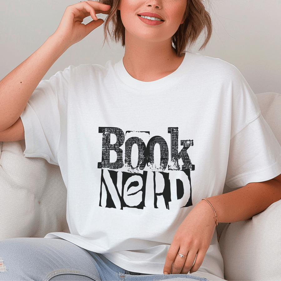 Graphic Book Nerd Unisex T-Shirt