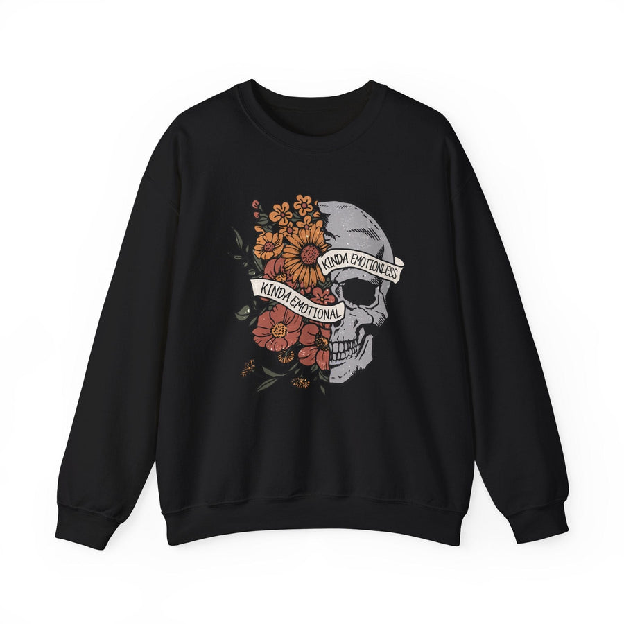 Kinda Emotional, Kinda Emotionless Crewneck Jumper