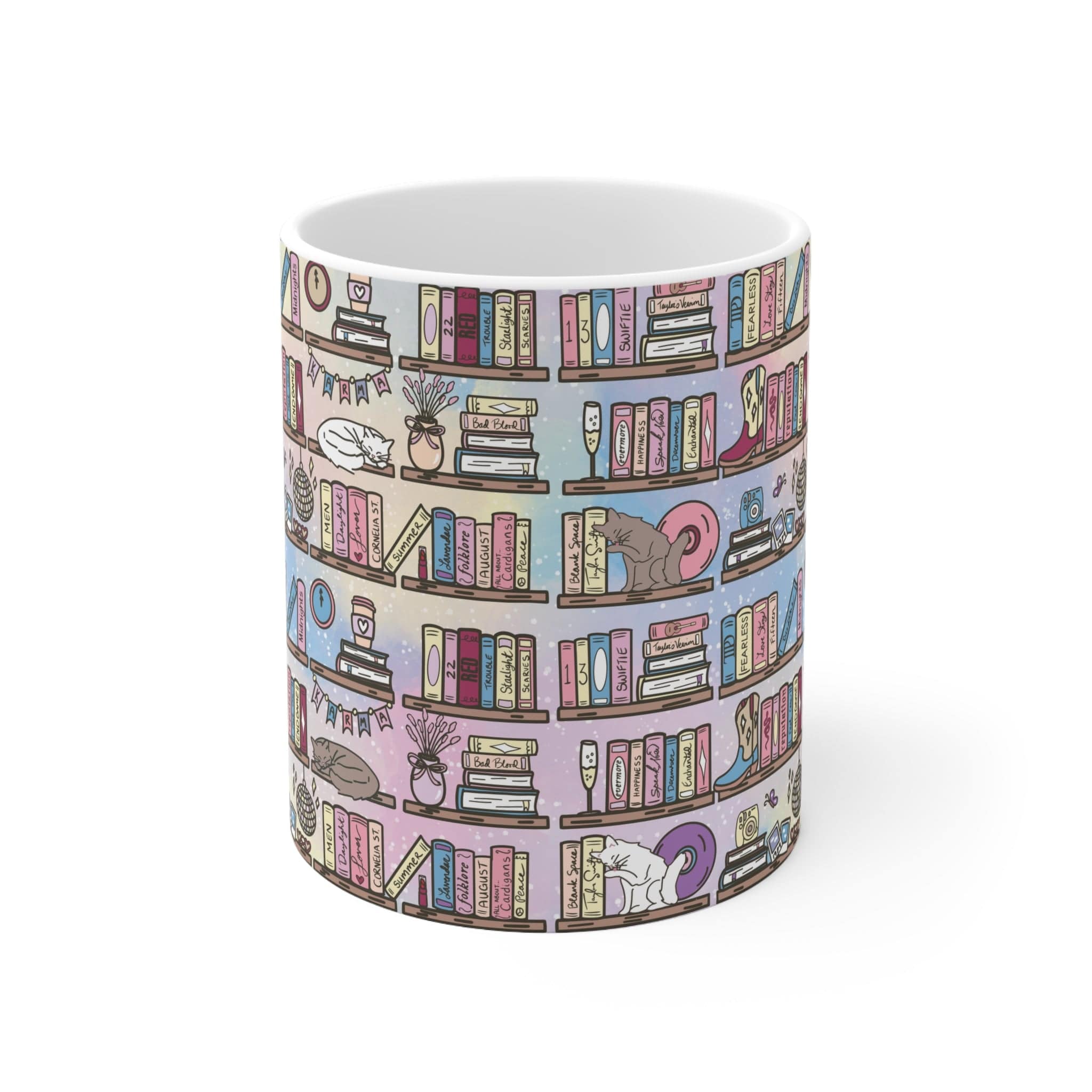 Taylor's Version Bookcase Mug 11oz/330ml
