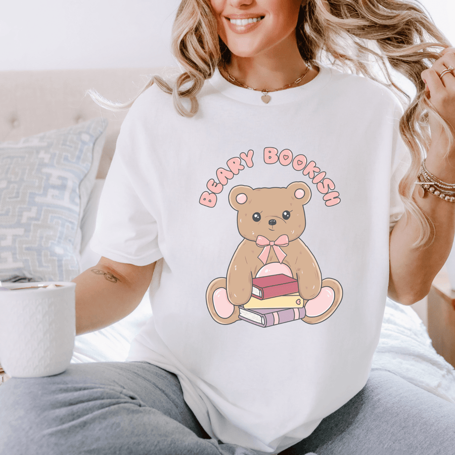 Cute Beary Bookish Unisex T-Shirt