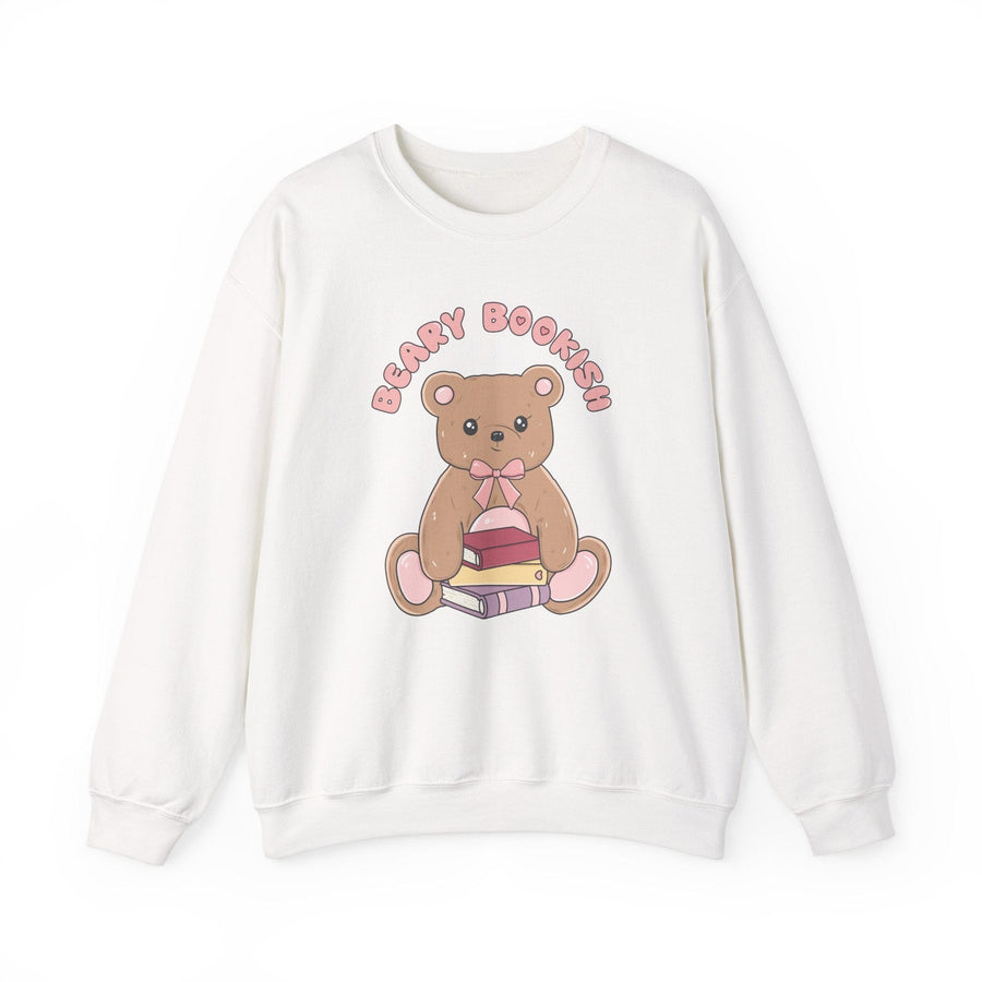 Cute Beary Bookish Crewneck Jumper