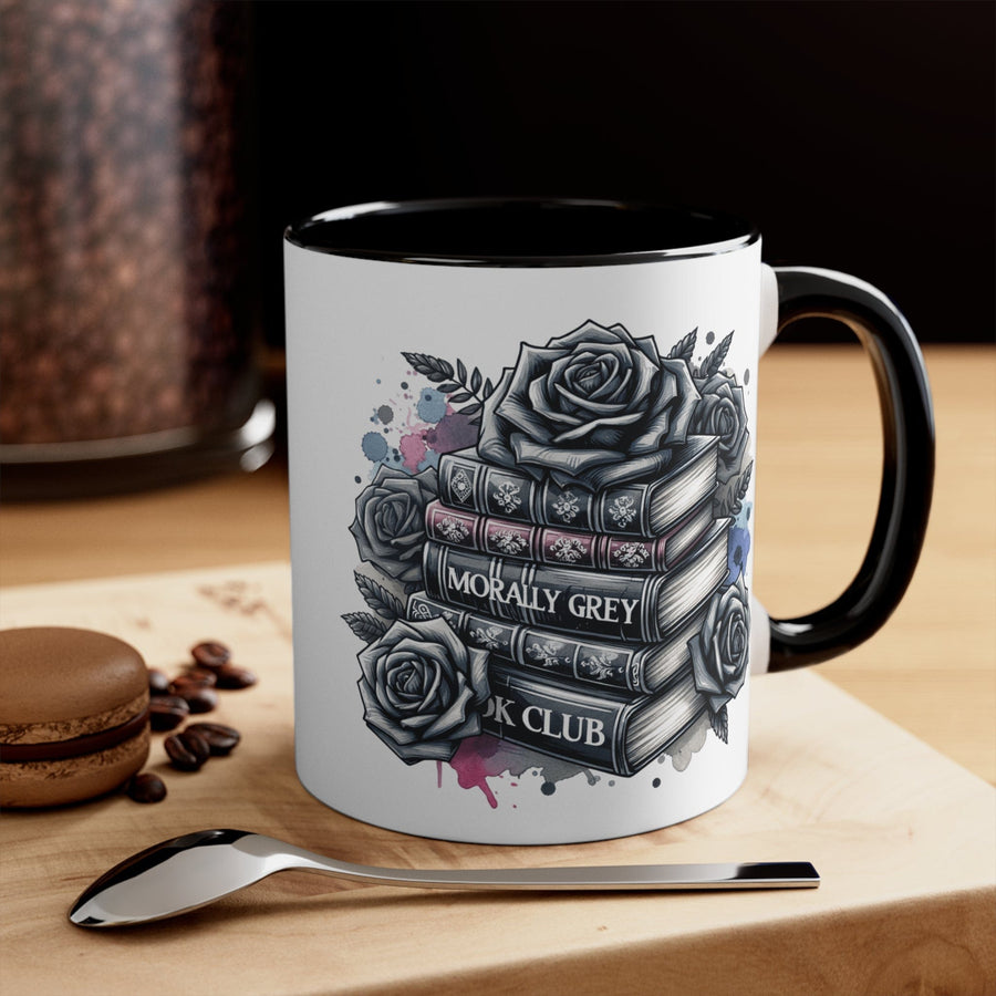 Morally Grey Book Club Colorful Accent Mugs