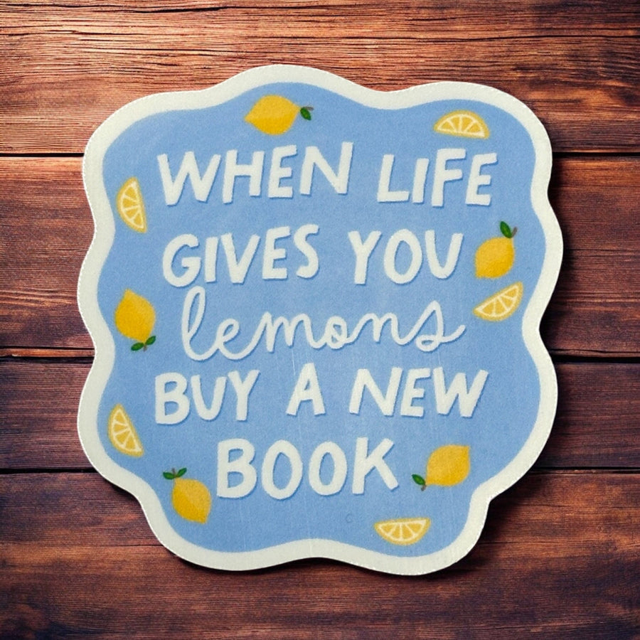 When Life Gives You Lemons Bookish Sticker