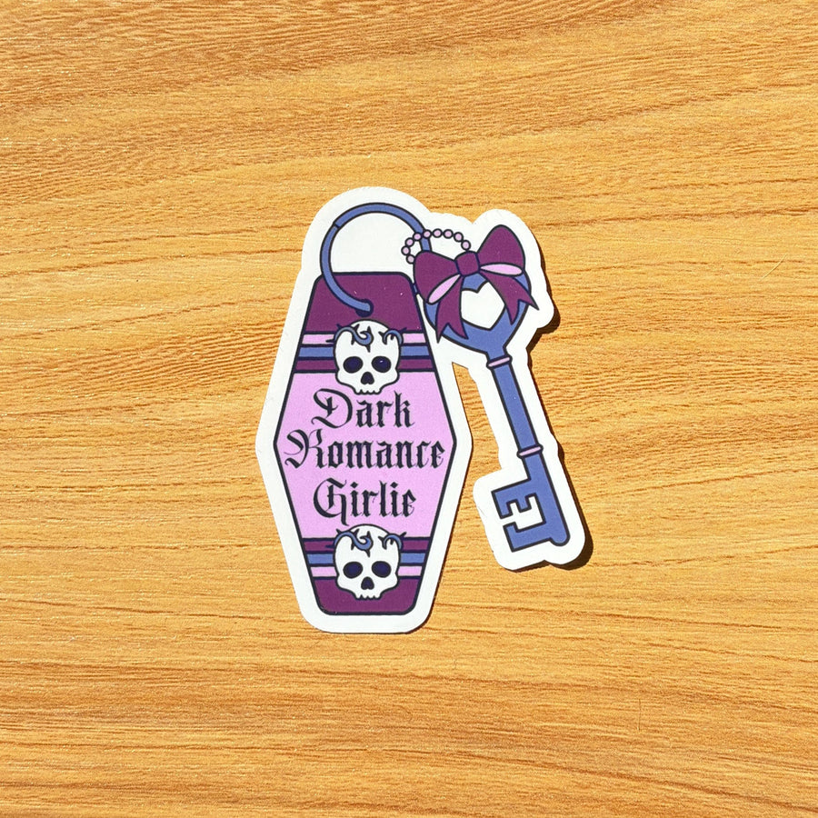Dark Romance Girlie Hotel Key Sticker