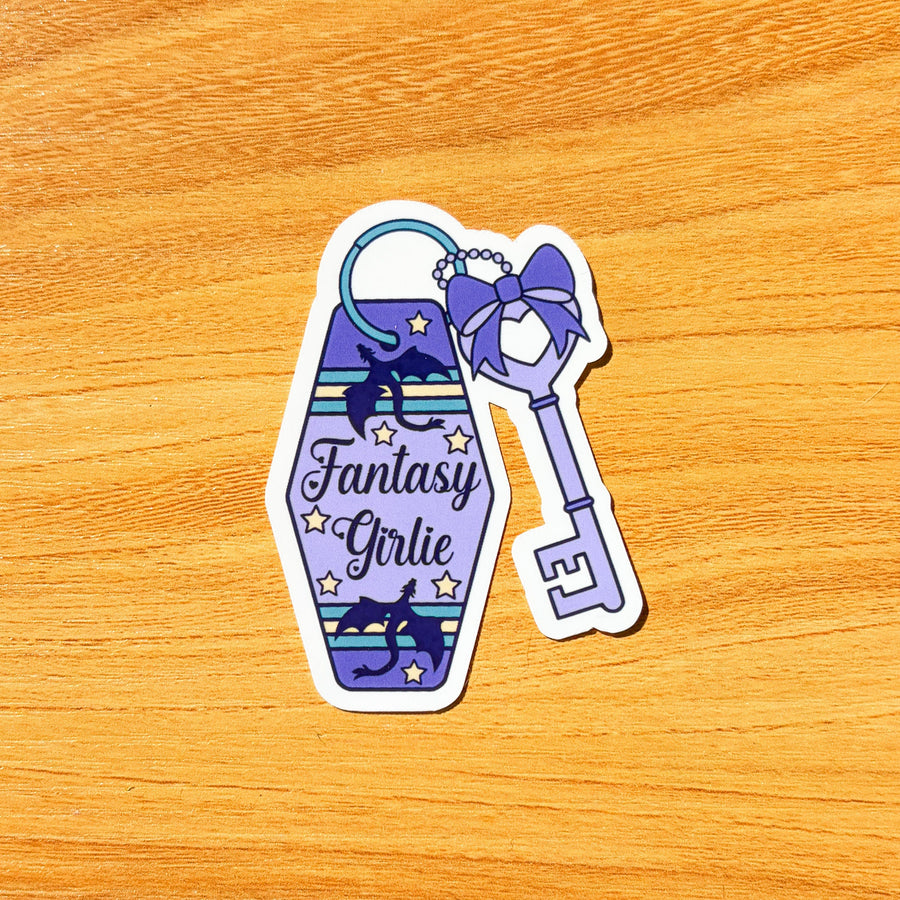 Fantasy Girlie Hotel Key Sticker