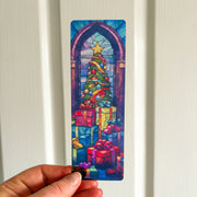 Stained Glass Christmas Tree Bookmark