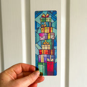 Stained Glass Presents Bookmark – Christmas Edition