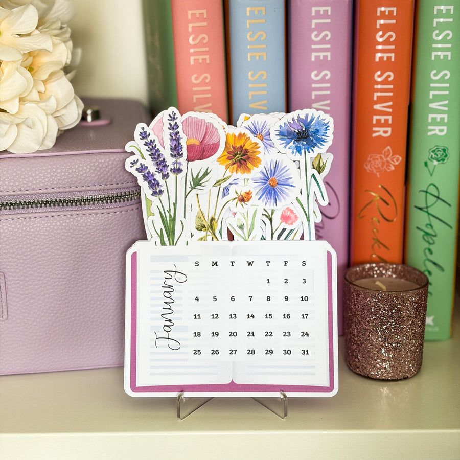 2026 Bookish Calendar – Floral Edition