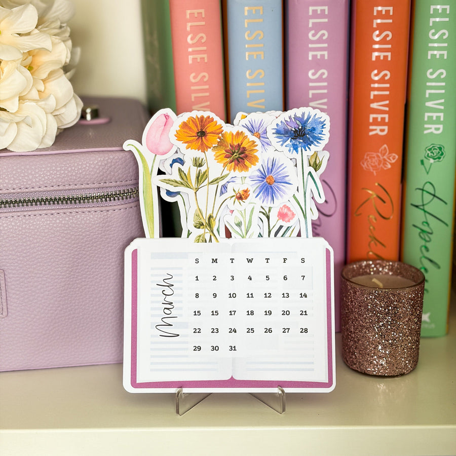 2026 Bookish Calendar – Floral Edition