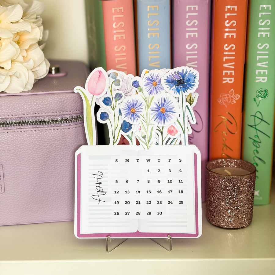 2026 Bookish Calendar – Floral Edition