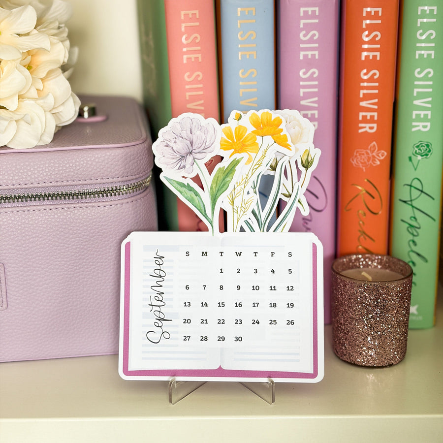 2026 Bookish Calendar – Floral Edition