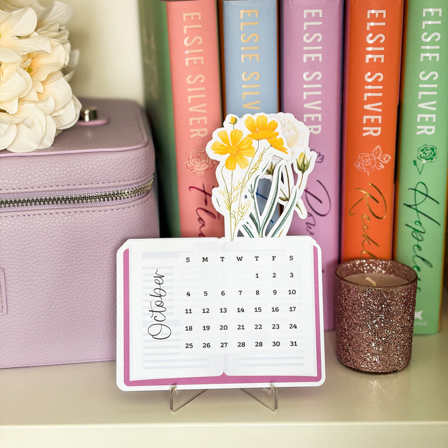 2026 Bookish Calendar – Floral Edition