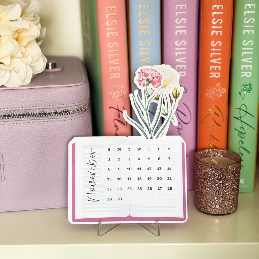 2026 Bookish Calendar – Floral Edition