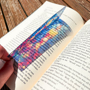 Stained Glass Candle Bookmark – Christmas Edition