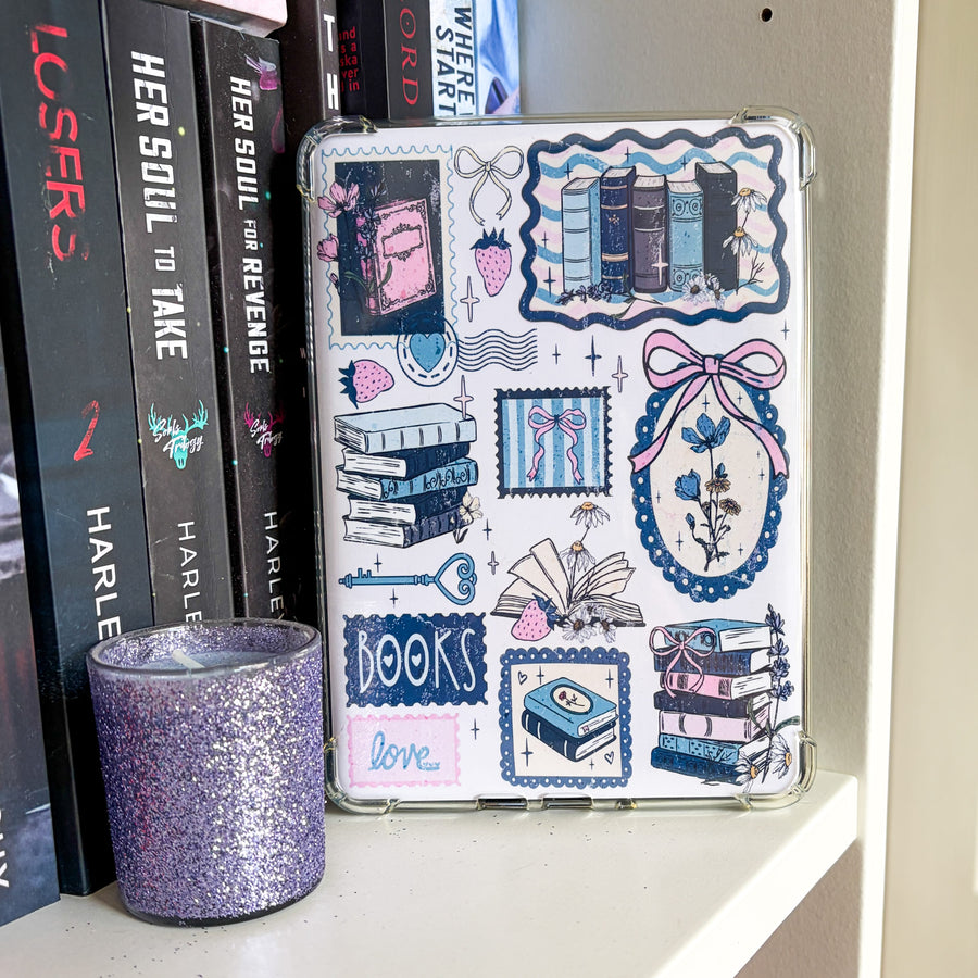 Vintage Bookish Kindle Insert