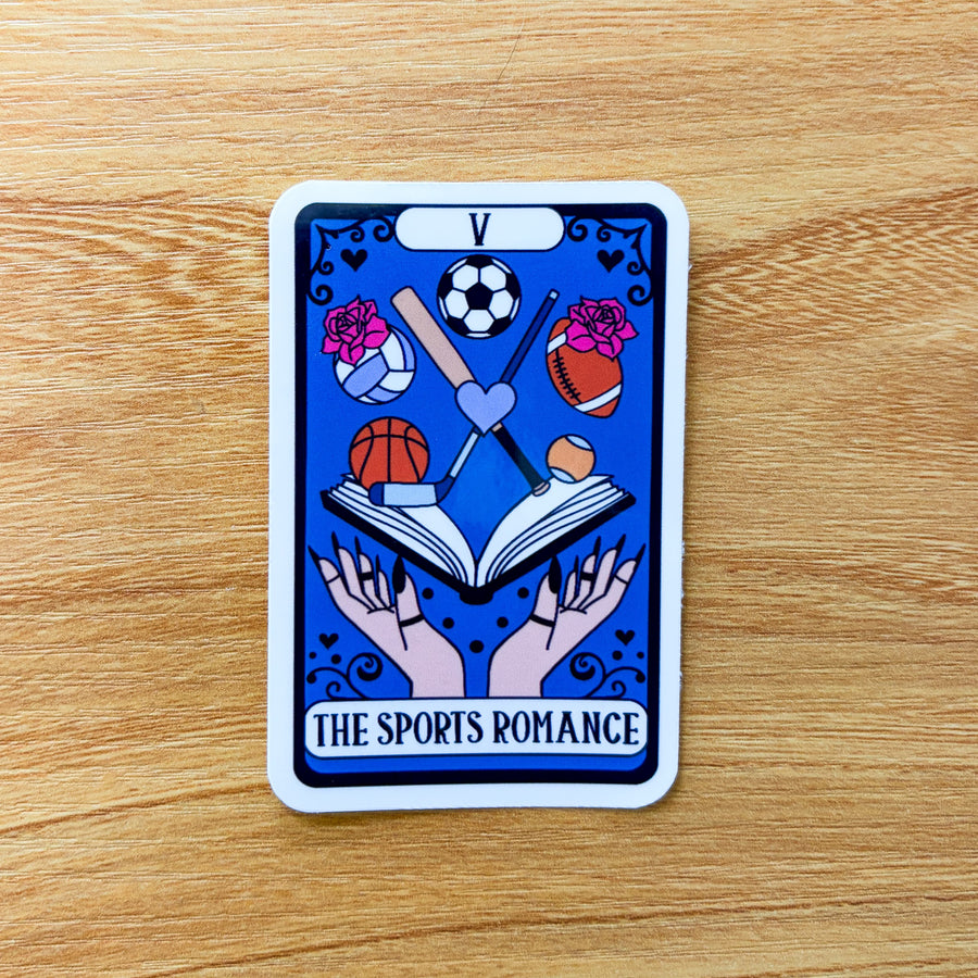 Sports Romance Tarot Card Sticker