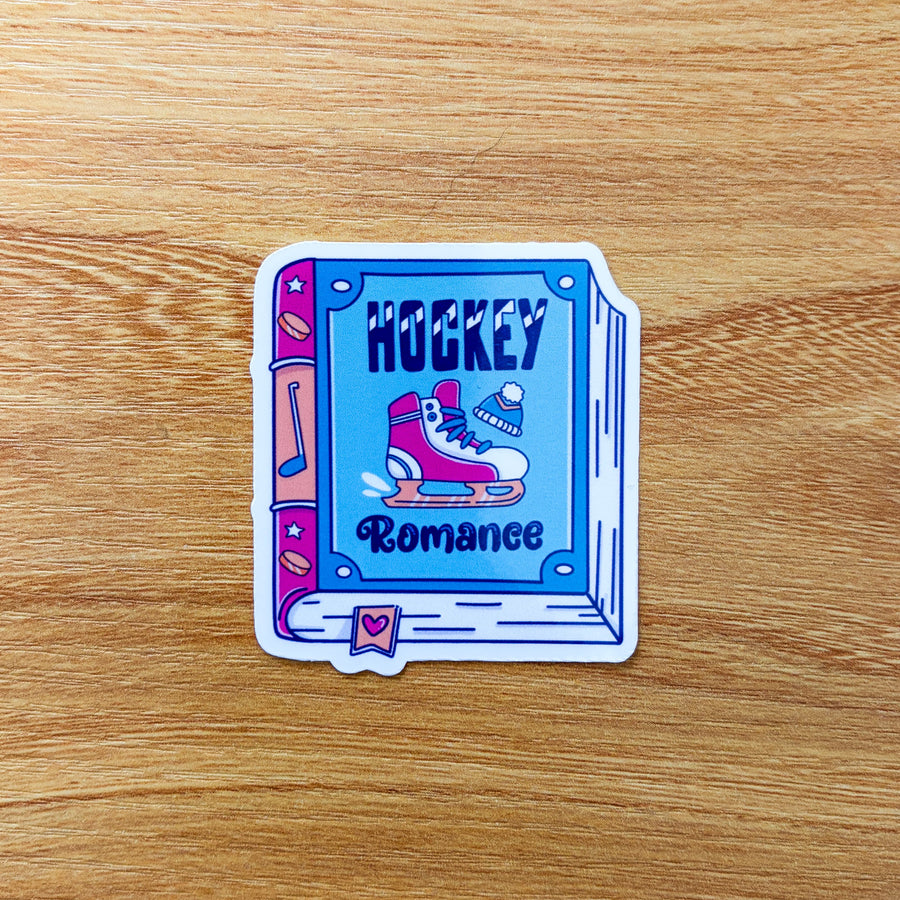Hockey Romance Book Sticker