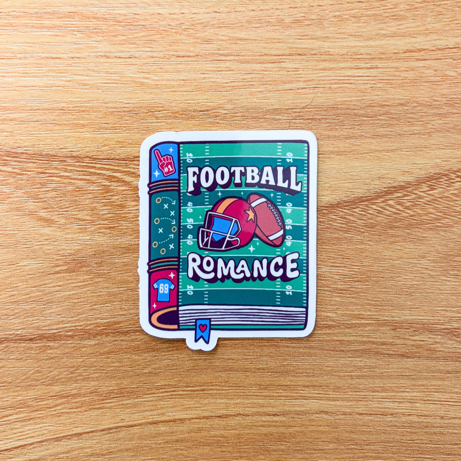 Football Romance Book Sticker