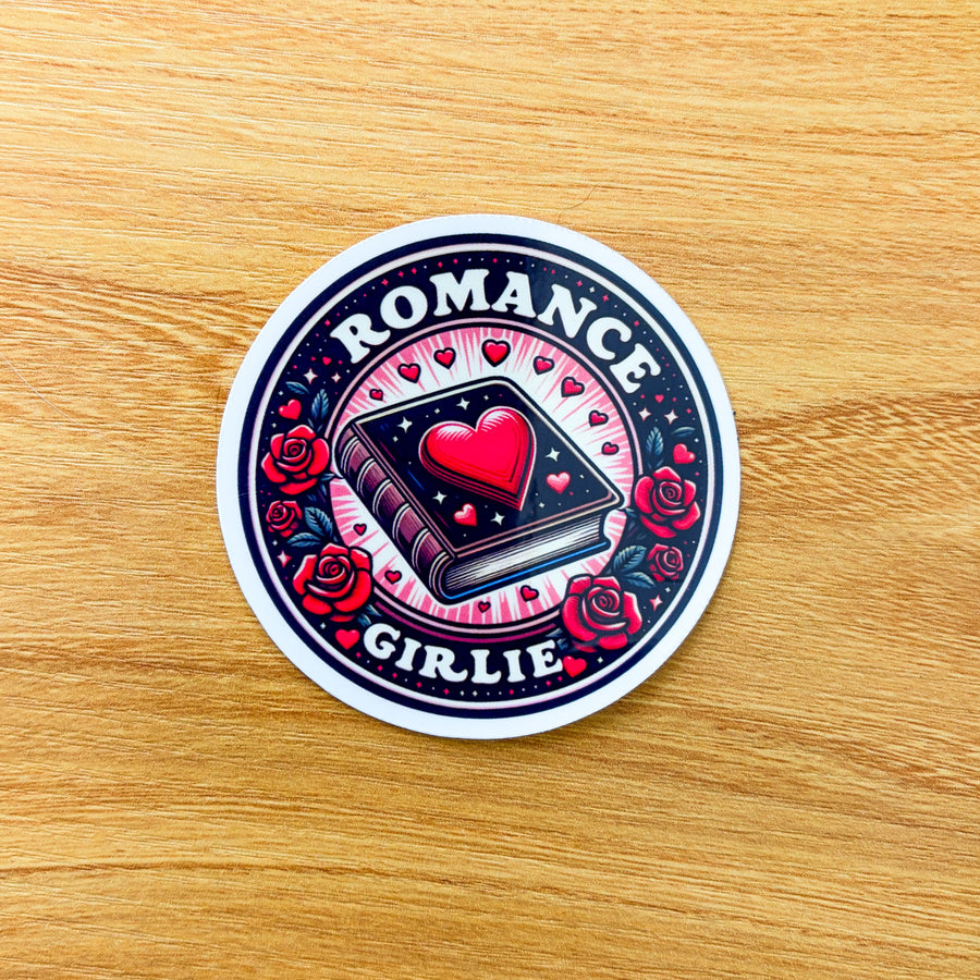 Round Romance Girlie Sticker