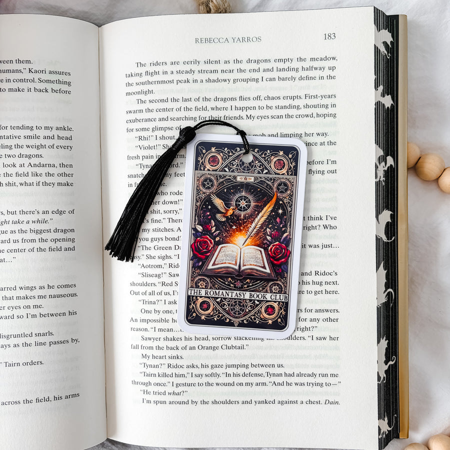 Romantasy Book Club Tarot Bookmark