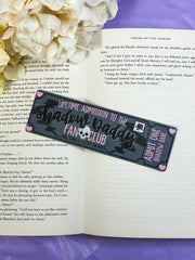 Shadow Daddy fan club bookmark