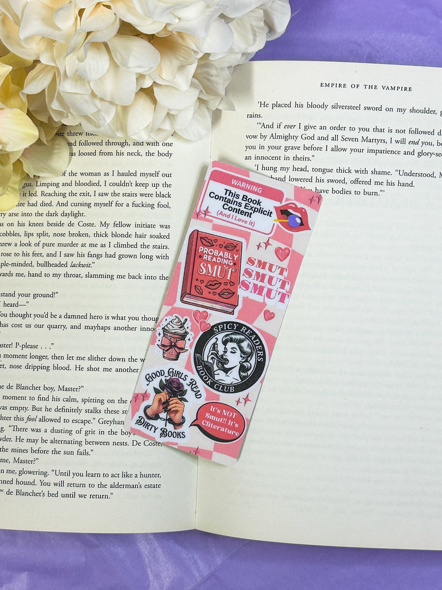 Spicy smut sticker-style bookmark