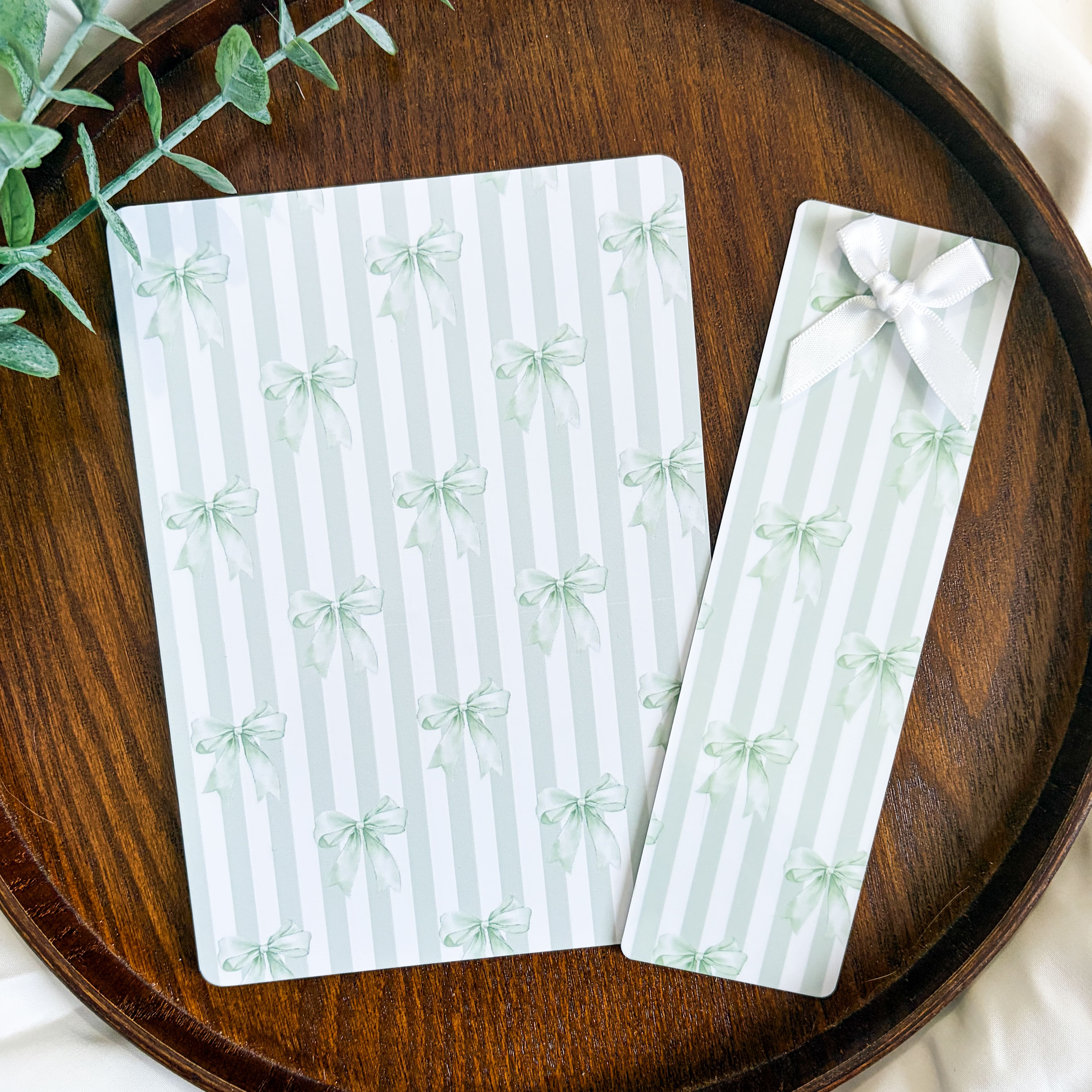 Coquette Bow Kindle Insert and Bookmark Bundle